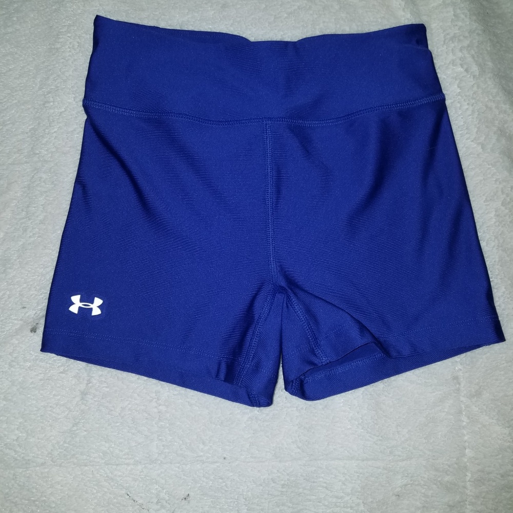 Under Armour Compression Blue Spandex Shorts